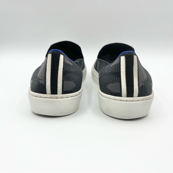 Rothy’s The Original Slip On Sneaker Shoe Grey Camo Gray Camouflage Retired 8.5 - Picture 9 of 16